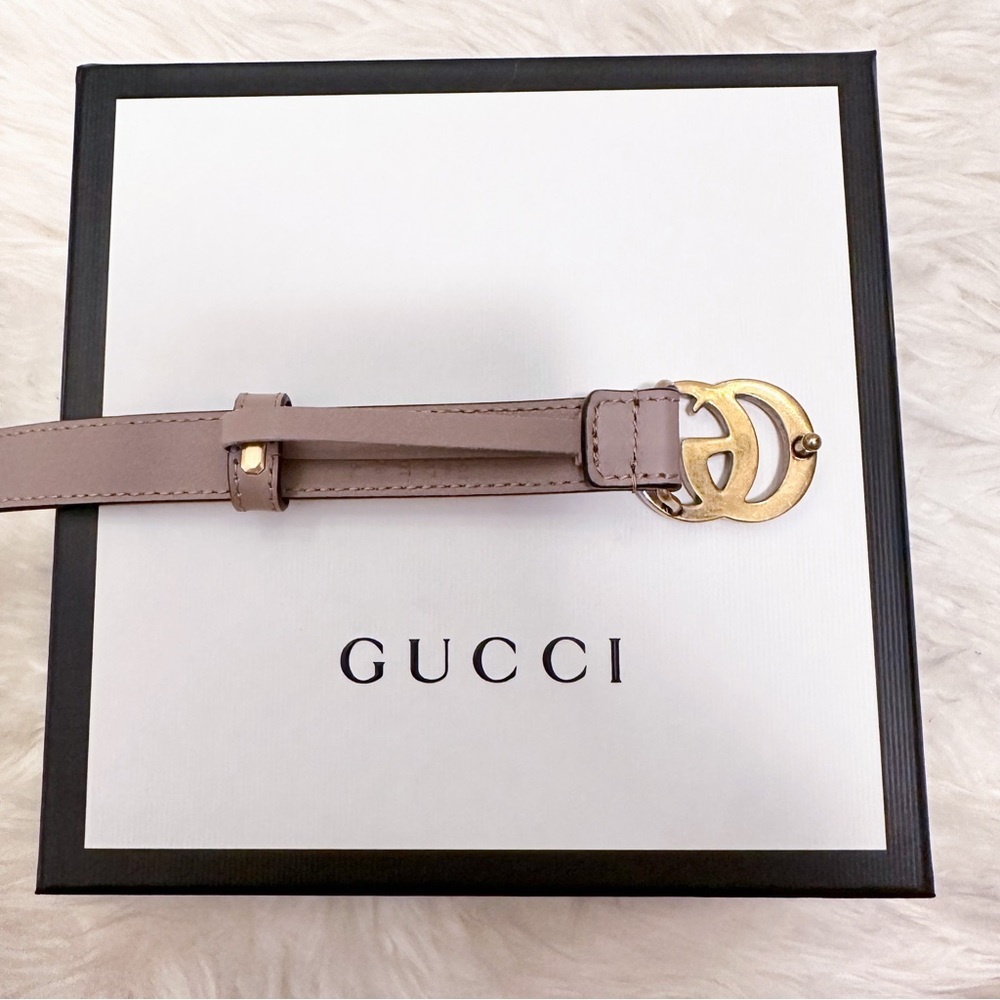 Gucci Leather belt with Double G buckle - Picture 6 of 11
